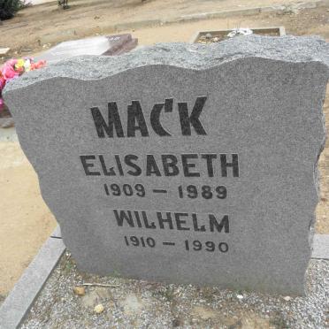 MACK Wilhelm 1910-1990 &amp; Elisabeth 1909-1989