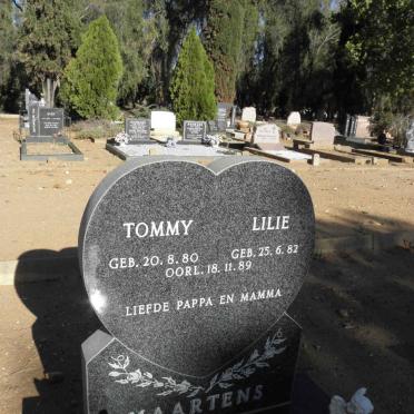 MAARTENS Tommy 1980-1989 :: MAARTENS Lilie 1982-1989