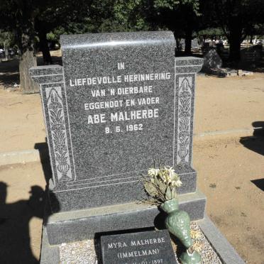 MALHERBE Abe -1962 &amp; Myra IMMELMAN 1897-1983