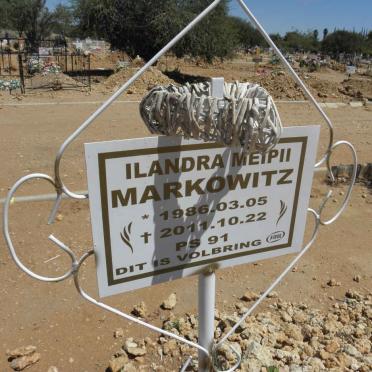 MARKOWITZ Ilandra Meipii 1986-2011