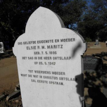 MARITZ Elsie P.M. 1896-1947