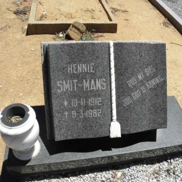 MANS Hennie, Smit 1912-1982