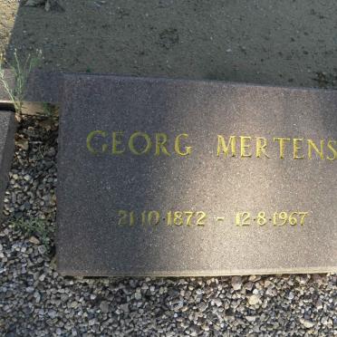 MERTENS Georg 1872-1967