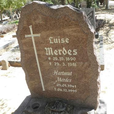 MERDES Luise 1890-1981 :: MERDES Hartmut 1941-1995