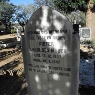 MEYER Pieter Arnoldes 1883-1947