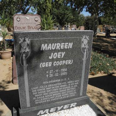 MEYER Maureen Joey nee COOPER 1954-2005