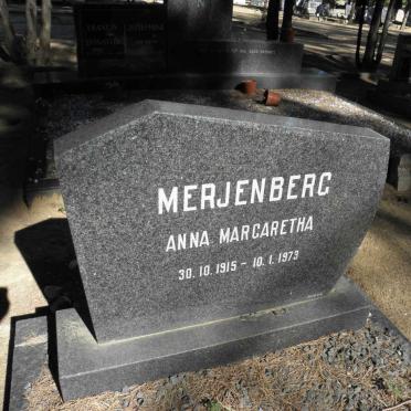 MERJENBERG Anna Margaretha 1915-1973