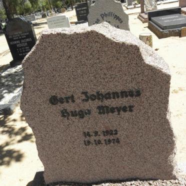 MEYER Gert Johannes Hugo 1922-1974