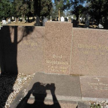 MEYER Wilhelm 1880-1946 &amp;  Helene 1884-1932 :: MEYER Luise 1909-1996 :: WORATSCHEK Gerd 1960-1980