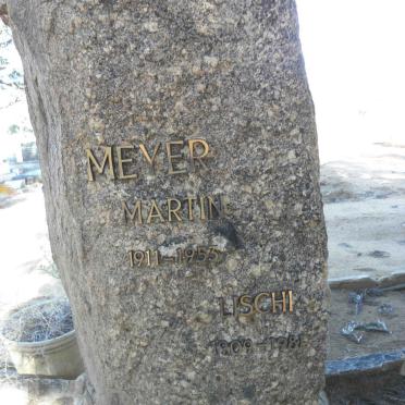 MEYER Martin 1911-1953 &amp; Lischi 1909-1981