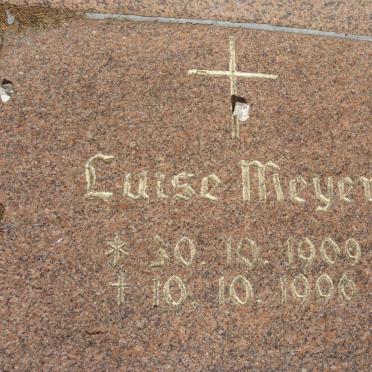 MEYER Luise 1909-1996