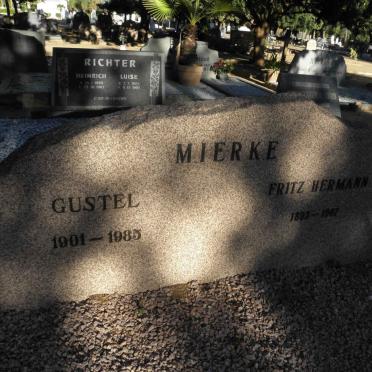 MIERKE Fritz Hermann 1893-1967 &amp; Gustel 1901-1985