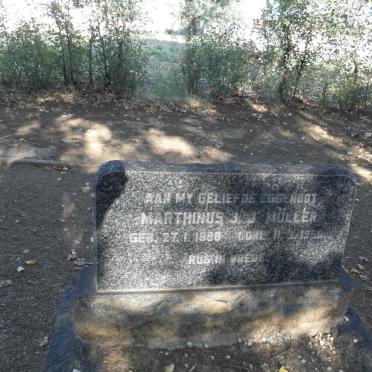 MÜLLER Marthinus J.J. 1888-1958