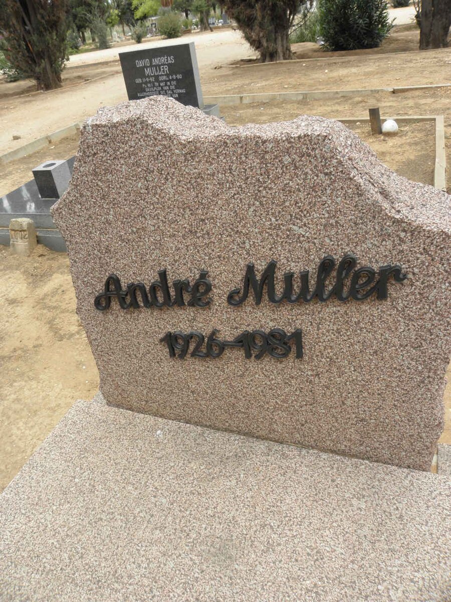 MULLER Andre 1926-1981