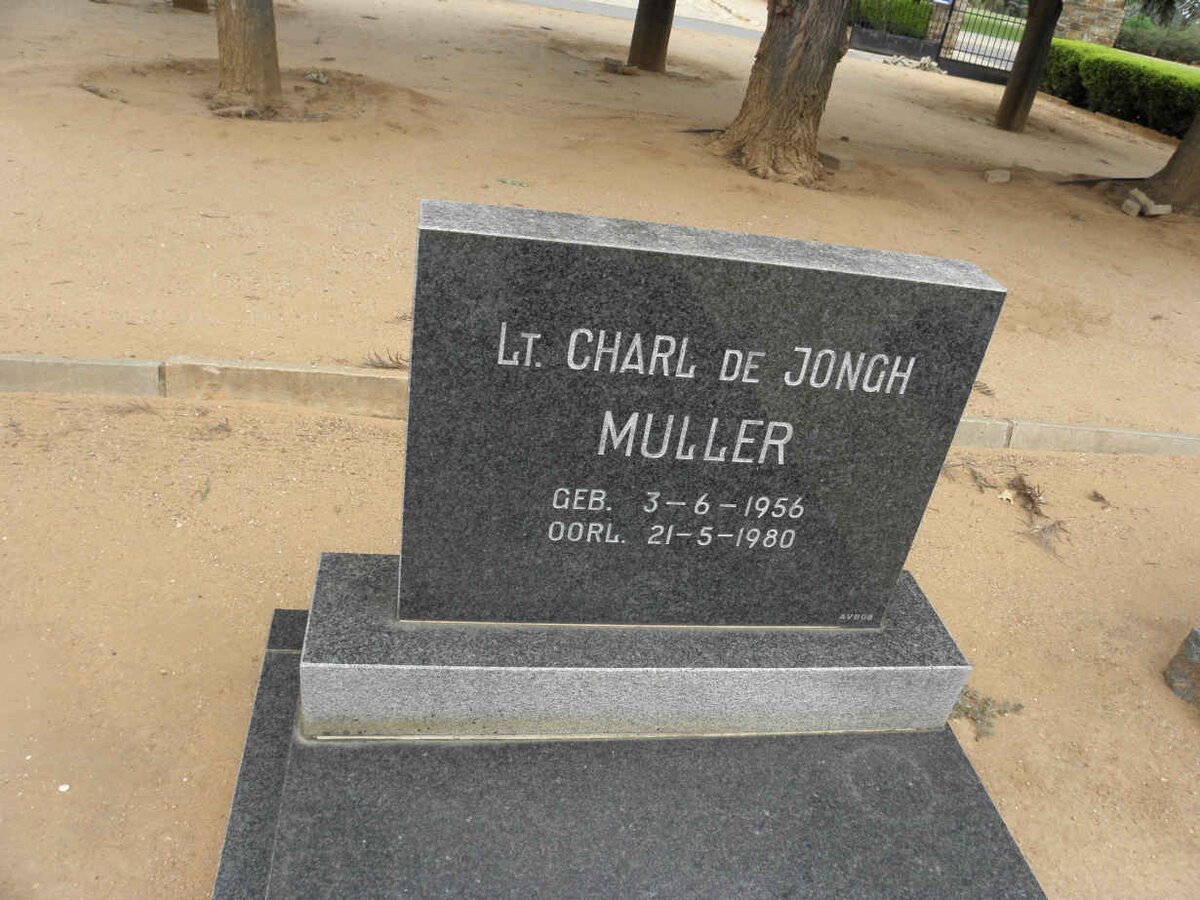 MULLER Charl De Jongh 1956-1980