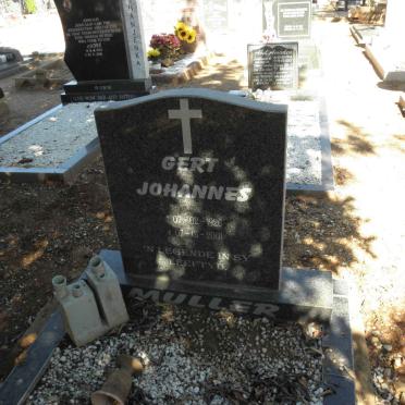 MULLER Gert Johannes 1926-2001