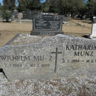 MUNZ Wilhelm 1889-1959 &amp; Katharina 1894-1970