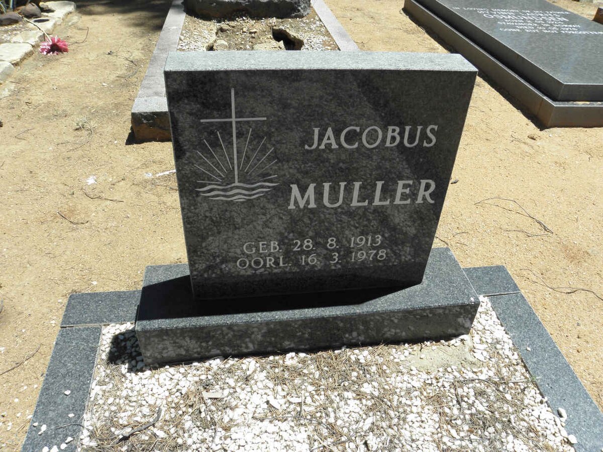 MULLER Jacobus 1913-1978