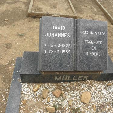 MULLER David Johannes 1929-1989