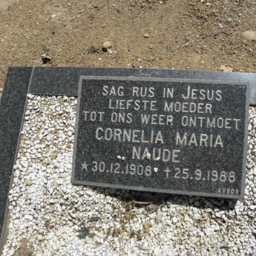 NAUDE Cornelia Maria 1908-1988
