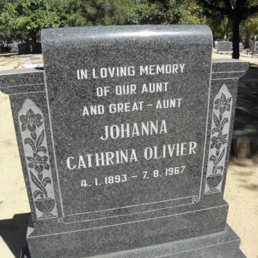 OLIVIER Johanna Cathrina 1893-1967