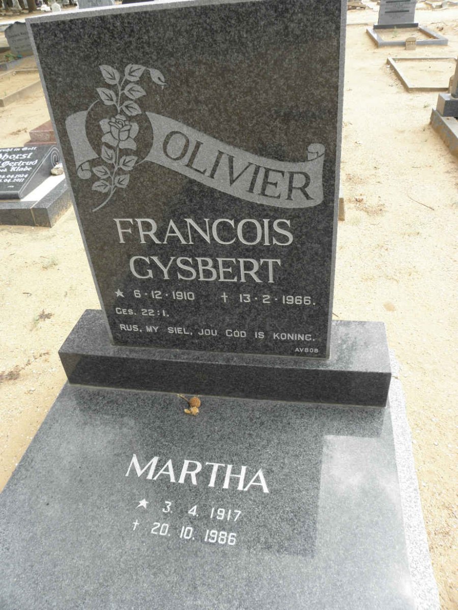 OLIVIER Francois Gysbert 1910-1966