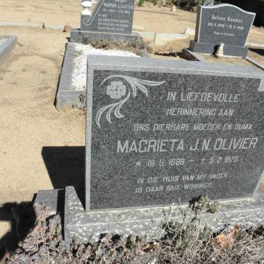 OLIVIER Magrieta J.N. 1889-1970