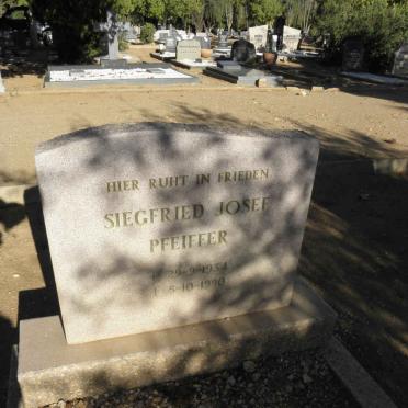 PFEIFFER Siegfried Josef 1934-1990