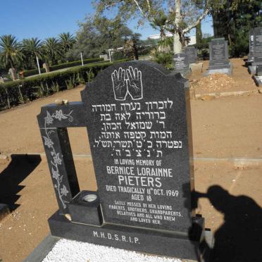 PIETERS Bernice Lorainne -1969