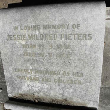 PIETERS Jessie Mildred 1898-1942