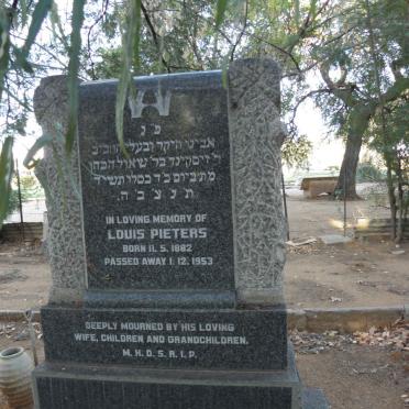 PIETERS Louis 1882-1953