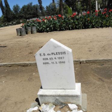 PLESSIS E.D., du 1927-1940