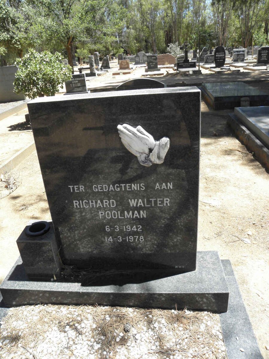 POOLMAN Richard Walter 1942-1978