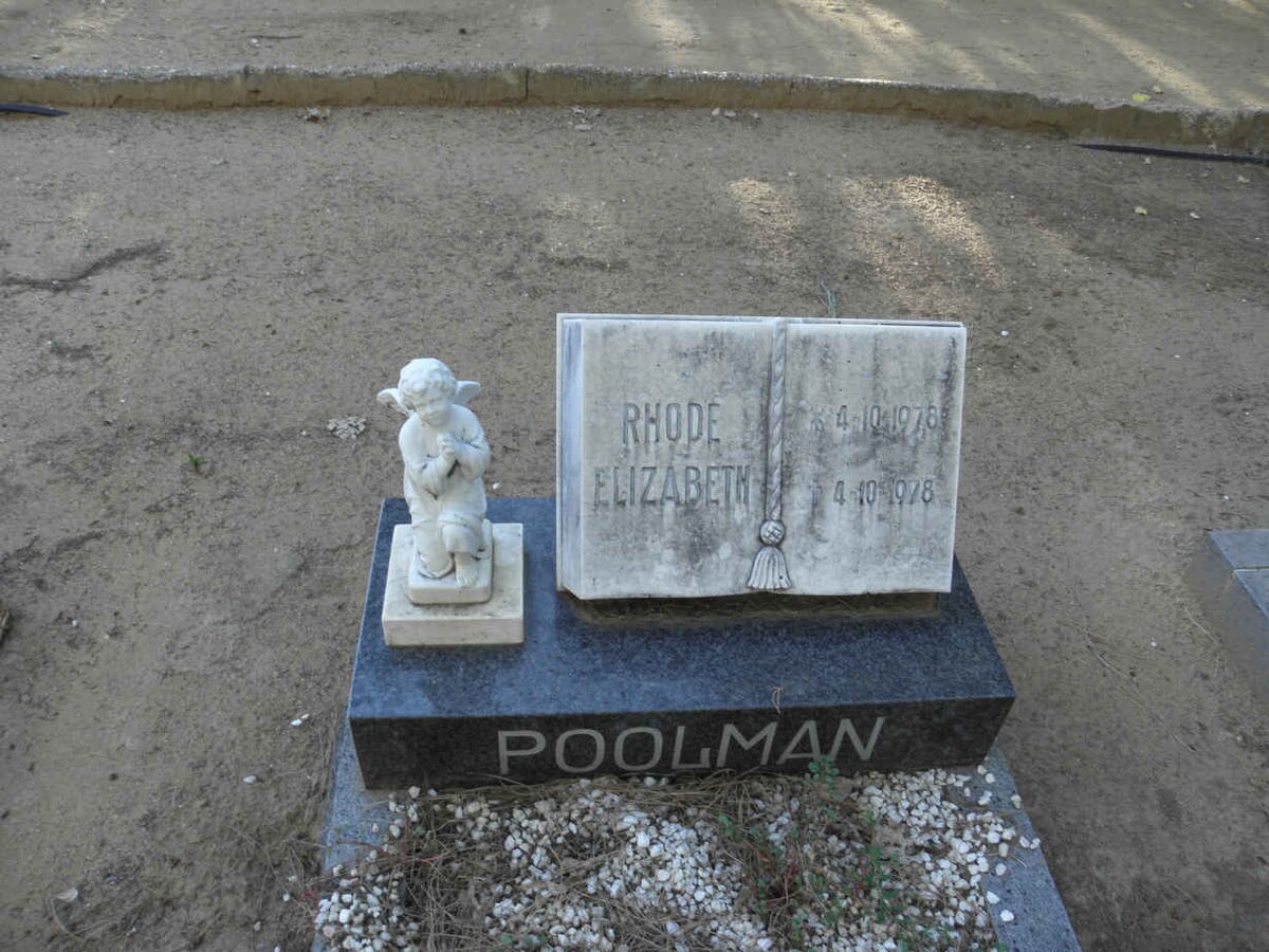 POOLMAN Rhode Elizabeth 1978-1978