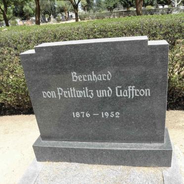 PRITTWITZ UND GAFFRON Bernhard, von 1876-1952