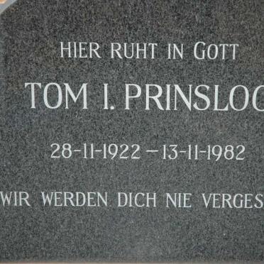 PRINSLOO Tom I. 1922-1982
