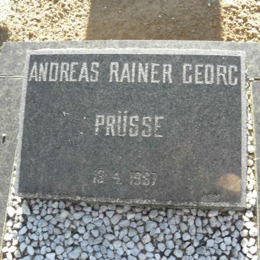PRÜSSE Andreas Rainer Georg -1967