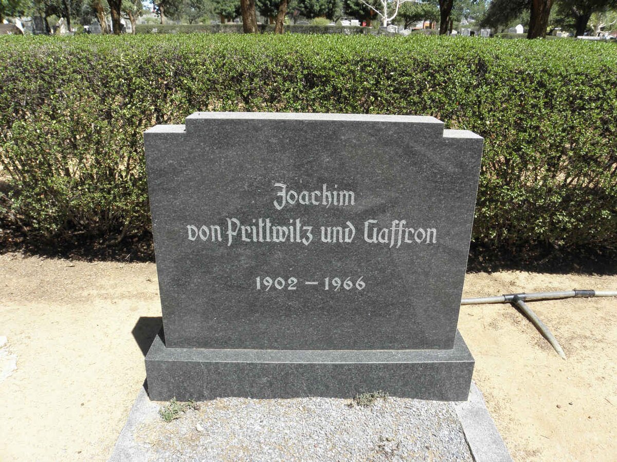 PRITTWITZ UND GAFFRON Joachim, von 1902-1966