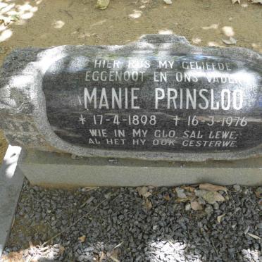 PRINSLOO Manie 1898-1976
