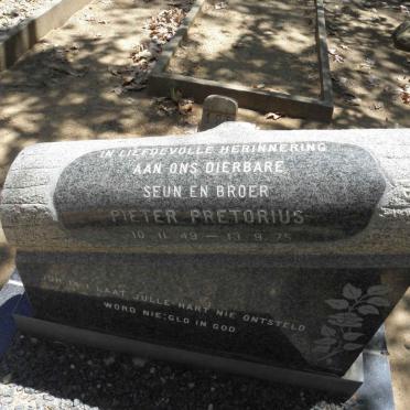 PRETORIUS Pieter 1949-1975