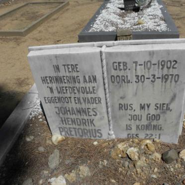 PRETORIUS Johannes Hendrik 1902-1970
