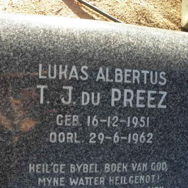 PREEZ Lukas Albertus T.J., du 1951-1962