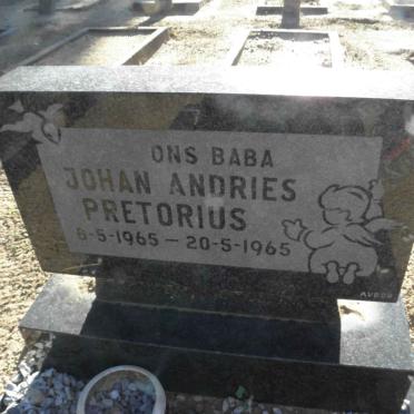 PRETORIUS Johan Andries 1965-1965