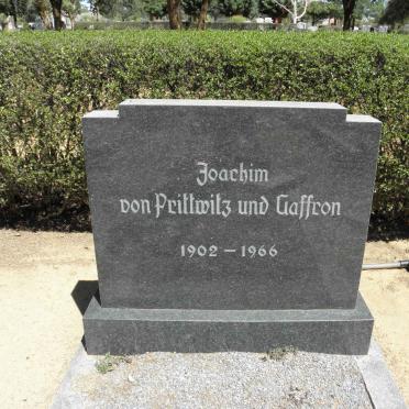 PRITTWITZ UND GAFFRON Joachim, von 1902-1966
