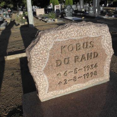 RAND Kobus, du 1934-1998