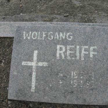 REIFF Wolfgang 1941-1992