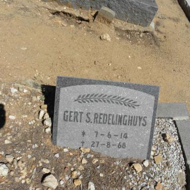 REDELINGHUYS Gert S. 1914-1968
