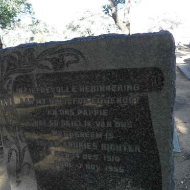 RICHTER Johann Andries 1910-1955