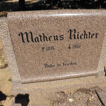 RICHTER Matheus 1881-1961
