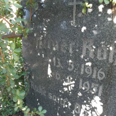 RO? Heiner 1916-1951